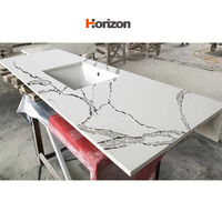 Produits chinois en gros Pierres de quartz blanches pour les comptoirs de salle de bain et de cuisine