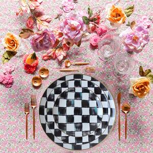 Assiettes en céramique à carreaux 12 pièces, cadeaux pour elle, grecque, de mariage, en vrac - Product Image 2