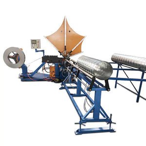 Hvac Auto Sheet Metal Plate Round air Duct <b>Pipe</b> <b>Tube</b> Ventilation Equipment Rotary Roll Bead <b>Bending</b> Roller <b>Machine</b> - Product Image 4