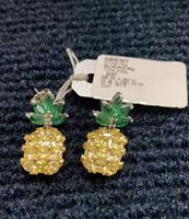 Boucles d'oreilles en forme d'ananas pour l'été, personnalisées et amusantes, pour femmes, pour les vacances d'été et les soirées quotidiennes