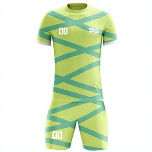 Uniforme de fútbol de equipo profesional Uniforme de fútbol cómodo Ropa deportiva para hombres Uniforme de fútbol de secado rápido a precio de fábrica - Product Image 1