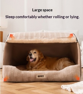 Роскошная складная лежанка для животных с мультяшным дизайном и съемным моющимся чехлом для очень маленьких собак и маленьких/средних кошек - Product Image 4