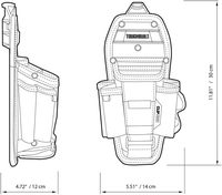 Échantillon Gratuit : Sac à Outils Robuste de 16 Pouces pour Hommes, 45-49 Poches, Organisateur de Boîte à Outils, Rangement à Large Ouverture, Personnalisable OEM, 150 LB