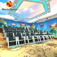 Équipement commercial de cinéma de cabine du parc d'attractions VR de machine du cinéma 7D salle de cinéma du simulateur 9D salle de cinéma 5D