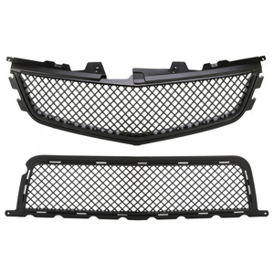 Grille avant supérieure et inférieure pour Cadillac CTS-V CTSV 2008-2014 - Peinte en noir - Product Image 6
