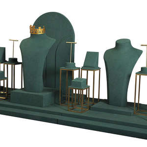 Présentoirs à bijoux haut de gamme pour magasin, accessoires de présentation de bijoux, ensemble de présentoirs à bijoux sur mesure - Product Image 2