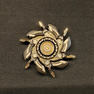 EDC Open Armor Magnetic Eco-Friendly Fidget Spinner ของเล่นหมุนคลายเครียด ทำจากเรซิ่นและซิลิโคน สำหรับผู้ใหญ่ เด็กชาย และเด็กหญิง - Product Image 3