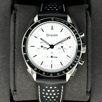Montre homme multifonction Omegat la plus vendue, 42 mm, cristal saphir, acier inoxydable, luminescente, étanche, mécanique