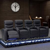 Canapé de luxe 1 + 2 + 3 sièges inclinable pour salon familial Design moderne Home cinéma intérieur revêtement en cuir véritable