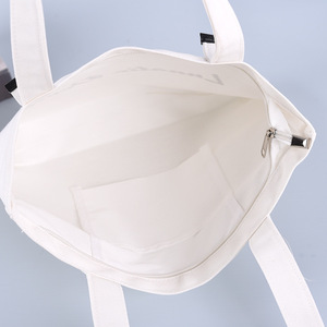 <span class=keywords><strong>Sac</strong></span> <span class=keywords><strong>de</strong></span> <span class=keywords><strong>cours</strong></span> d'entraînement en coton à une épaule en vente en gros <span class=keywords><strong>sac</strong></span> à main avec fermeture éclair <span class=keywords><strong>sac</strong></span> en toile avec logo imprimé personnalisé et motif <span class=keywords><strong>de</strong></span> lettres - Product Image 4