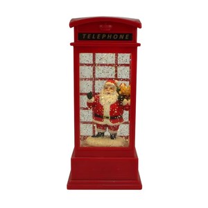 Noël Martin Lampe Résine Père Noël et Cristal Lumières Décorations De Fête Festive pour Joyeuses Fêtes Vent Lumières Idée Cadeau - Product Image 1