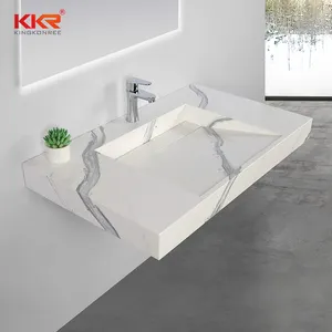 Wall-hung marble wash basin vanity top washbasin toilet hand wash basins
