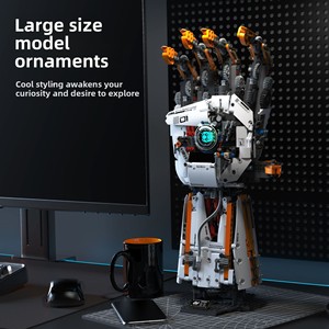 Bloques de Construcción de Brazo Mecánico con Control Remoto y Programación, Juguete de Construcción de Robot de Plástico ABS, Cyberman Armored Soaring Punk - Product Image 4