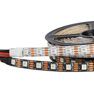 Tira de <span class=keywords><strong>LED</strong></span> <span class=keywords><strong>RGB</strong></span> Direccionable WS2815, DC12V, <span class=keywords><strong>SMD5050</strong></span>, 30LED, 60LED, 144LED/m, 5m, <span class=keywords><strong>IP20</strong></span>, IP65, IP68, Impermeable, para Proyectos de Iluminación de Bares y Hoteles - Product Image 1