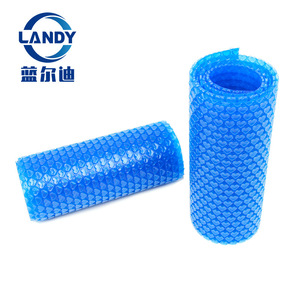 ผ้าคลุมสระว่ายน้ำ Landy สีฟ้า ผลิตจากฟิล์ม PE หนาพิเศษ ป้องกันฝุ่น ป้องกันรังสียูวี สำหรับสระว่ายน้ำ - Product Image 4