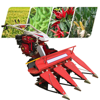 Vente chaude mini récolteuse de canne à sucre demi-alimentation mini récolteuse mini moissonneuse-batteuse d'avoine pour ferme