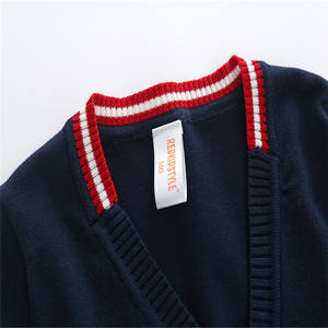 Nouvelles idées de produits : Pull tendance pour petits garçons, col en V, tricoté, disponible sur les achats en ligne en Chine - Product Image 4