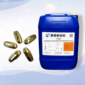 Aditivo de chapado de 70880 velocidades de oro imitado/aditivo de galvanoplastia de oro de alto rendimiento/productos químicos de sal activada - Product Image 1
