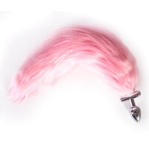 Coloré <span class=keywords><strong>3D</strong></span> Metal <span class=keywords><strong>Anal</strong></span> <span class=keywords><strong>Plug</strong></span> Long Fox Tail Butt Sex Toy pour hommes - Product Image 4