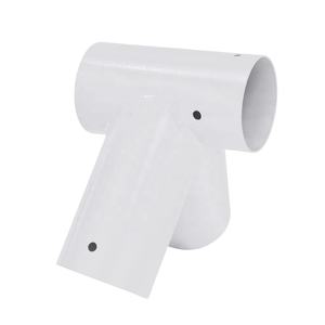 Braket baja logam kustom kualitas tinggi bingkai ayunan lapisan bubuk braket ujung untuk 100mm tiang ayunan Diameter - Product Image 2