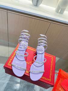 Chaussures à Talons Hauts de Luxe à Lacets Ornées de Strass, Style Sexy Rene Caovilla - Product Image 2