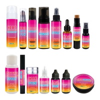 Kit d'installation de perruques en dentelle avec cire dissolvante pour colle, mousse capillaire, spray fixateur de bords et boîte pliable à ruban – Marque privée