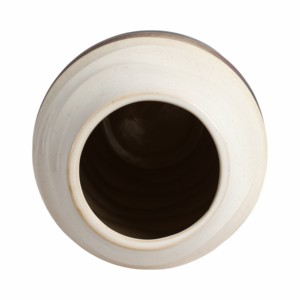 Vaso in ceramica con design a texture ondulata per l'arredamento del soggiorno - Product Image 6