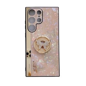 Funda de Teléfono de Lujo con Soporte Electrochapado y Diseño de Mariposa de Mármol para Samsung Galaxy S24 S23 Ultra S22 S21, Funda para <span class=keywords><strong>iPhone</strong></span> 15 14 13 12 - Product Image 6
