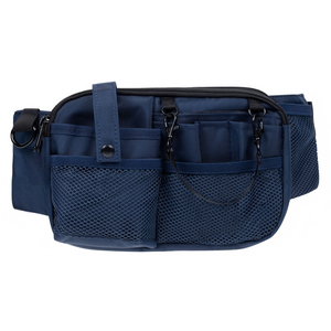 Sac banane pour infirmière multi-compartiments, ceinture porte-outils pour infirmière, sac de taille utilitaire pour infirmière avec poches pour équipement médical et porte-ruban adhésif - Product Image 1