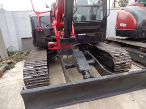 Excavatrice sur chenilles Yanmar VIO80-6 d'origine japonaise, 99 % neuve, mini-excavatrice hydraulique de 8 tonnes pour usage agricole et domestique, faible nombre d'heures de fonctionnement - Product Image 4