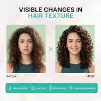 Crème définissante pour boucles Pallamina Professional avec avocat et aloe vera pour une mise en valeur naturelle des boucles et un contrôle des frisottis