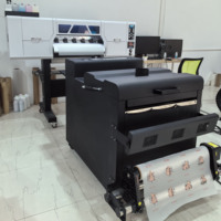 Impresora DTF de tela digital de doble cabezal I3200 de 60cm, máquina de impresión de gran formato con agitador de polvo