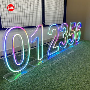 21st Birthday Party Supplies, 21 Neon <strong>Numbers</strong>, Led Marquee Neon Letters Lights for Birthday Party Decorations - Product Image 4