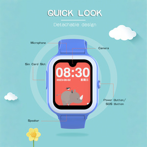 Montre connectée GPS pour enfants, étanche, avec suivi GPS, alarme, chat vocal, SOS et fonction anti-perte - Product Image 3