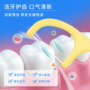 Manufacturer's Ultra-Fine <b>Toothpick</b> <b>Floss</b> 50-Piece Mint-Flavored Dental <b>Floss</b> Picks Stock Fruit-Flavored Dental <b>Floss</b> Box Custom - Product Image 6