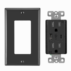 Receptáculo USB NEMA 5-15r de Amé<span class=keywords><strong>rica</strong></span>, toma de Corriente Dual USB, toma USB de 120V, <span class=keywords><strong>enchufe</strong></span> de cargador USB, lista UL - Product Image 2