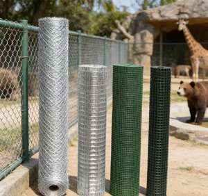 Malla de Alambre de Hierro Recubierta de PVC Verde, Diseño Moderno, 7 Pies de Altura, Fácil de Montar, para Uso en Jardín <span class=keywords><strong>Exterior</strong></span> - Product Image 2