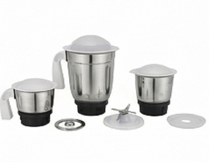 Mixer Grinder 750 <b>Watts</b> Stainless Steel Housing Push Button Controls (Hybrid) Household Use - Product Image 1