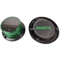 NEU Gute Qualität Solar Warnleuchte LED Strobe Solar Beacon Not blitz lampe Multi-Flash-Funktionen mit Magnet Base PC-Objektiv