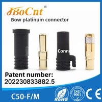 Connecteur de batterie pour véhicule électrique Platinum C50 Large EV 50A 600V IP65 avec borne en cuivre de qualité supérieure pour batterie au lithium