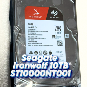 Disco Duro Interno NAS Empresarial <span class=keywords><strong>Seagate</strong></span> IronWolf Pro de <span class=keywords><strong>10</strong></span> <span class=keywords><strong>TB</strong></span>, CMR de 3.5 Pulgadas, SATA, 7,200 RPM, para Red RAID, ST10000NT001 - Product Image 1
