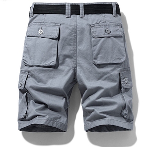 <span class=keywords><strong>Pantaloncini</strong></span> Cargo da <span class=keywords><strong>Uomo</strong></span> alla Moda, Design Casual Tinta Unita, Multi-Tasche, in <span class=keywords><strong>Cotone</strong></span> Largo, <span class=keywords><strong>Taglie</strong></span> Medie e Grandi, con Patch per Attività all'Aperto - Product Image 5