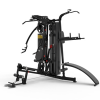 Station de musculation trois personnes avec machine de tirage vertical, équipement de gym DY-8001, entraînement multifonctionnel, fitness à domicile, unisexe, FENGXING
