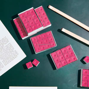 Cubos de <span class=keywords><strong>tiza</strong></span> para piscina, taco de <span class=keywords><strong>billar</strong></span>, palo de <span class=keywords><strong>tiza</strong></span>, accesorios de mesa para clubes, bares, hogar - Product Image 4