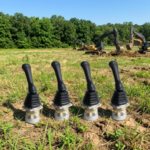 掘削機ジョイスティックハンドル制御ボタン付き油圧コントローラージョイスティック - Product Image 1