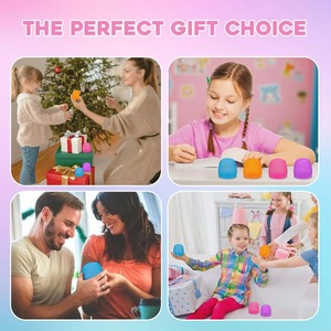 Pelotas Antiestrés de Goma, Blanditas y Resistentes para Niños y Adultos, Pelota Sensorial para Aliviar el Estrés, Recuerdos para Fiestas y Cumpleaños - Product Image 5