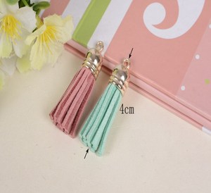 多色展開 DIYレザータッセル 3cm 装飾用タッセル キーチェーン向け - Product Image 2