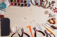 Kit d'outils de fabrication de bijoux, 19 pièces, avec étui de rangement à fermeture éclair, pour la création et la réparation