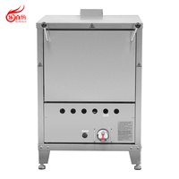 Four à pizza commercial au gaz, avec lit de cuisson en pierre réfractaire, en acier inoxydable, conception empilable pour la cuisson RGR24P19