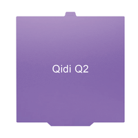ONSUN OEM Purple Blue Cool Plate Qidi Q2 280x280mm Platform Cetak Baja Pegas untuk Printer 3D FDM QIDI